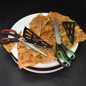 Pizza Scissors With Side Spatula And Ergonomic Handle 15