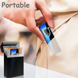 Thin Rectangle Design Heat Foil Lighter 30