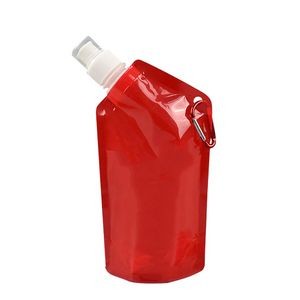 750ml Foldable Water Bag With Carabiner 12