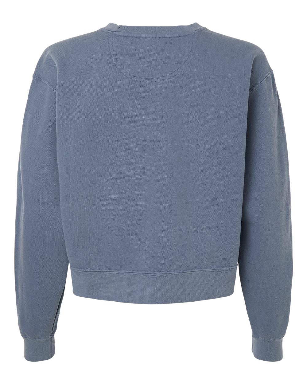 Women's Garment-Dyed Mid-Length Crewneck Sweatshirt - 1566L 4