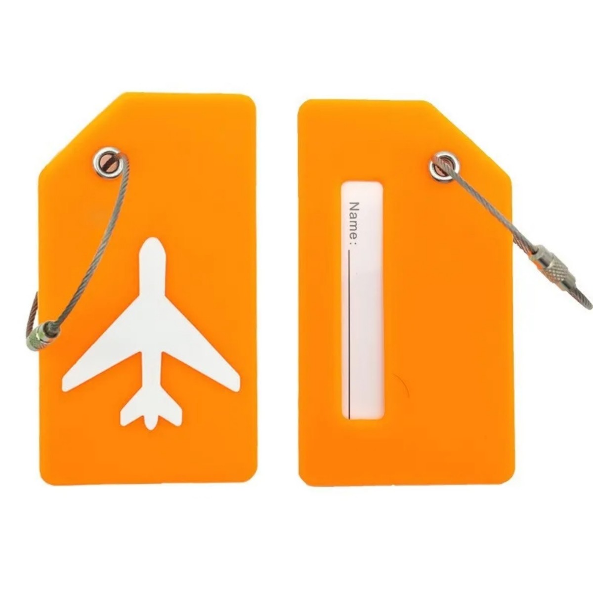Sleek Aluminum ID Tag for Baggage Identification 2