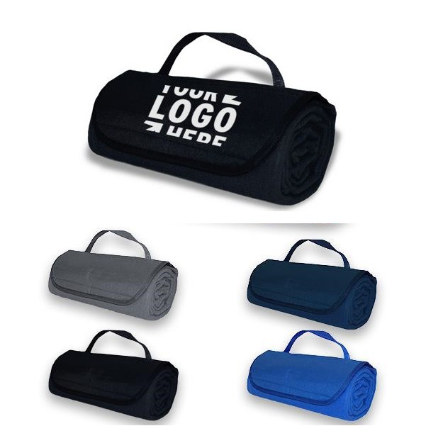 Roll Up Picnic Blanket with Handle 3