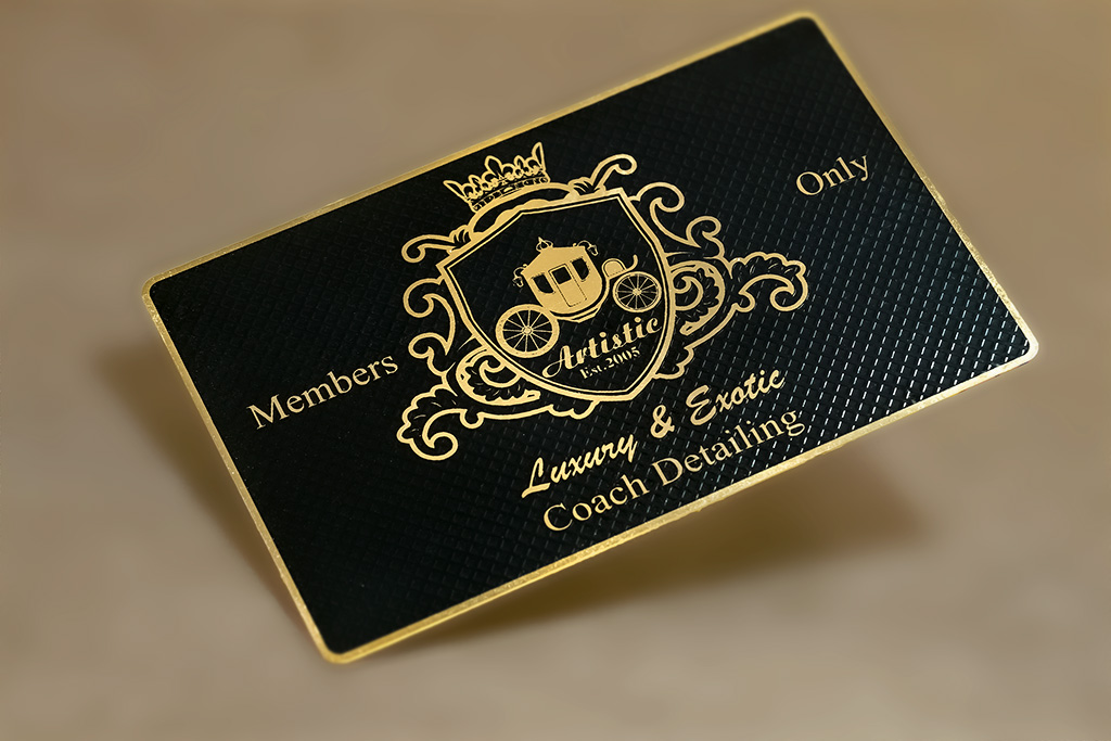 Brass Finish Business Cards 49