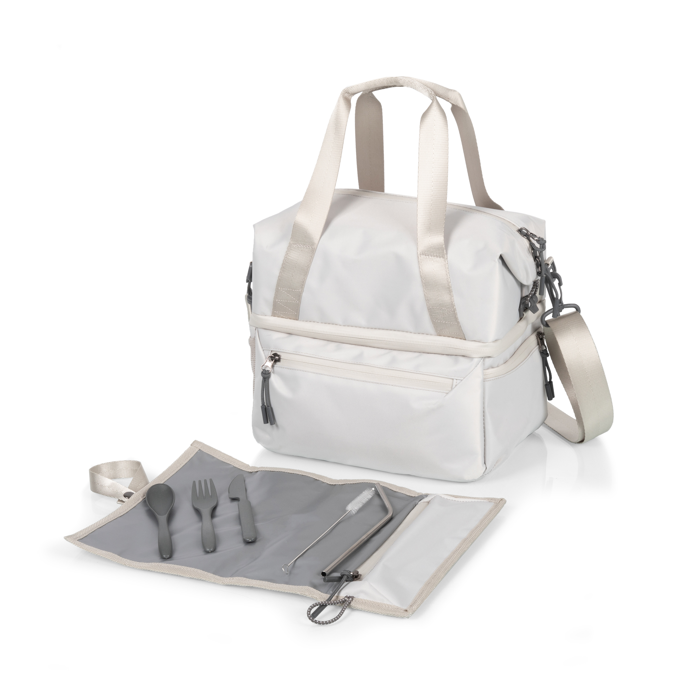 Tarana Recycled Lunch Bag Cooler with Utensils 5