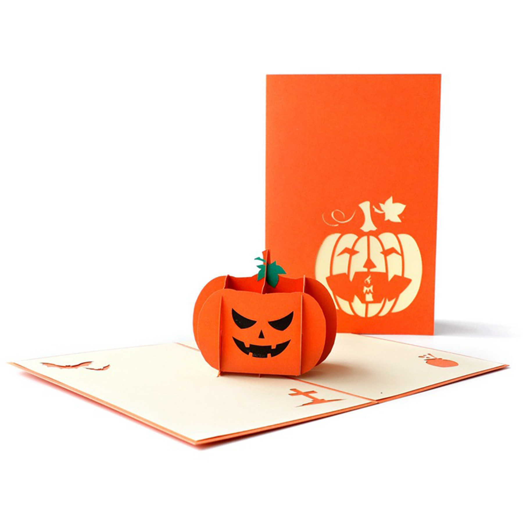 Spooky Halloween Pumpkin 3D Pop Up Card
