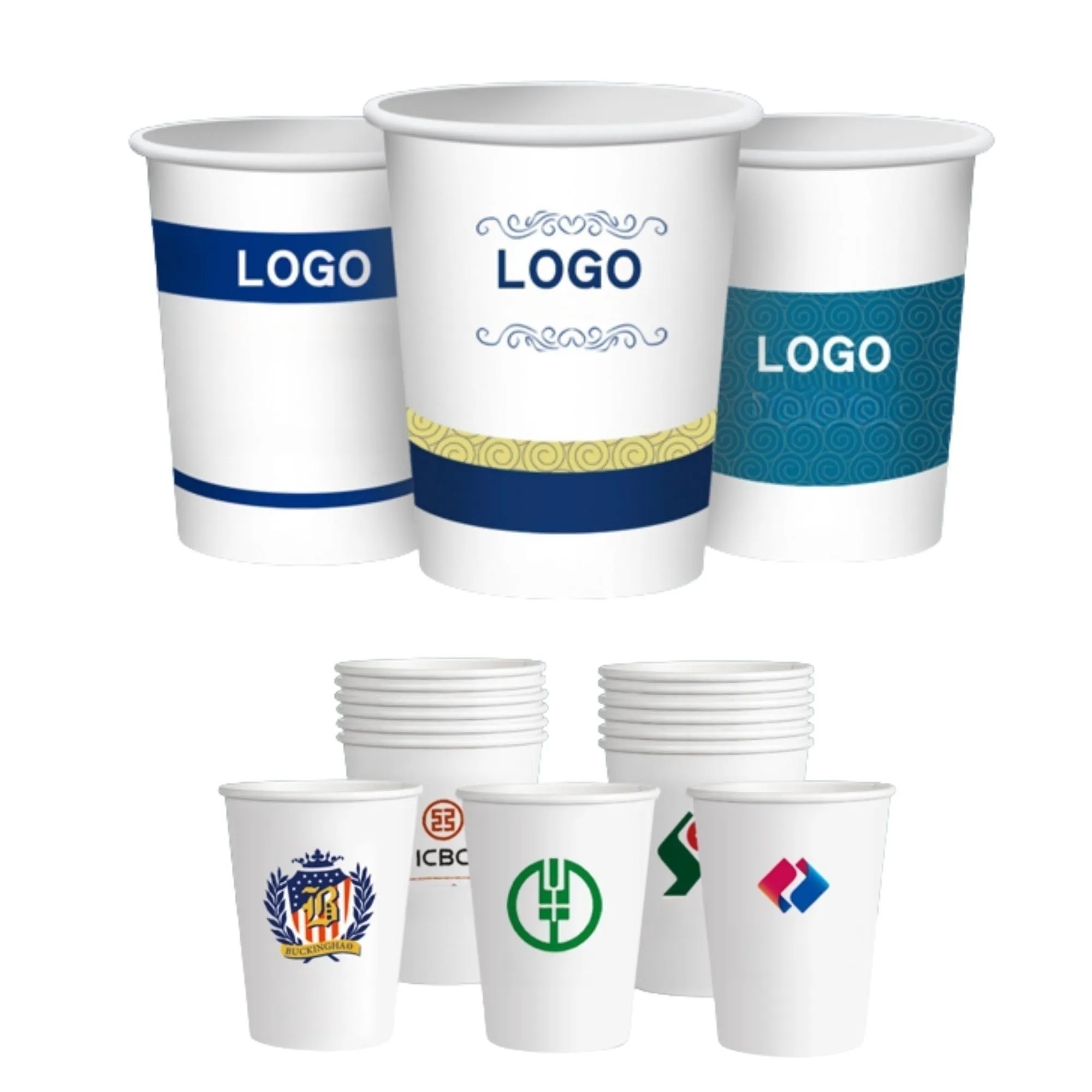 9oz Disposable Paper Cup Full Color Imprint 1