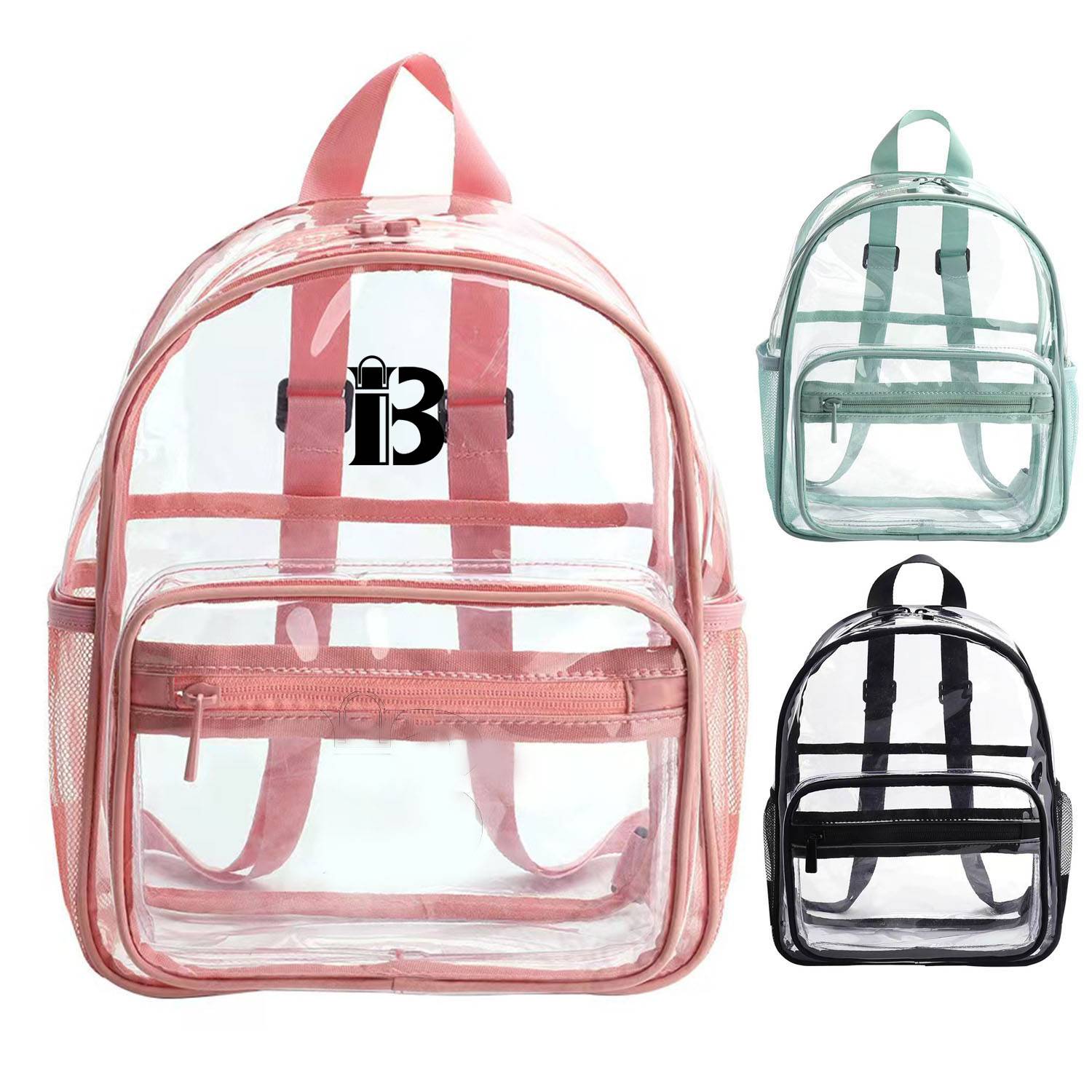MINI PVC Clear School Backpack For Kids 2