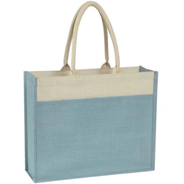 Jute Tote Bag With Front Pocket, custom tote bag with logo imprint 6