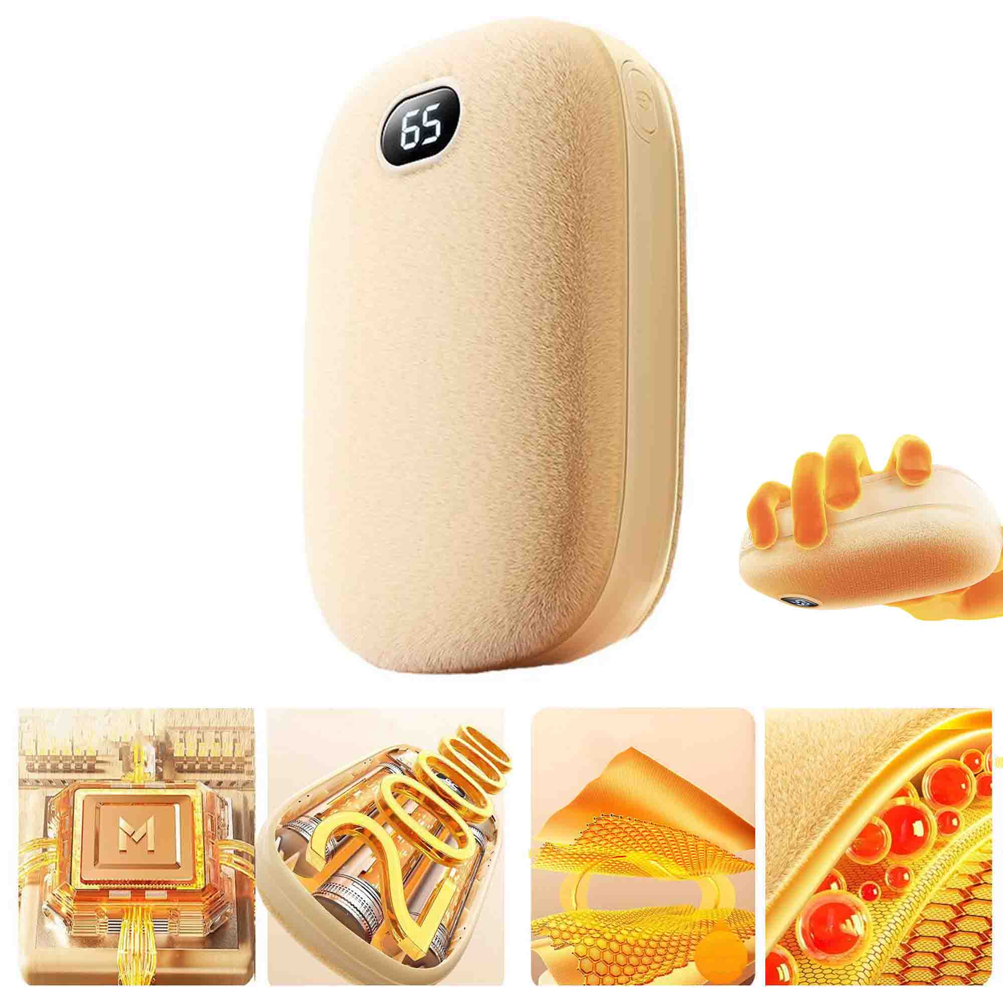 Digital Display Warm Hands Power Bank 1