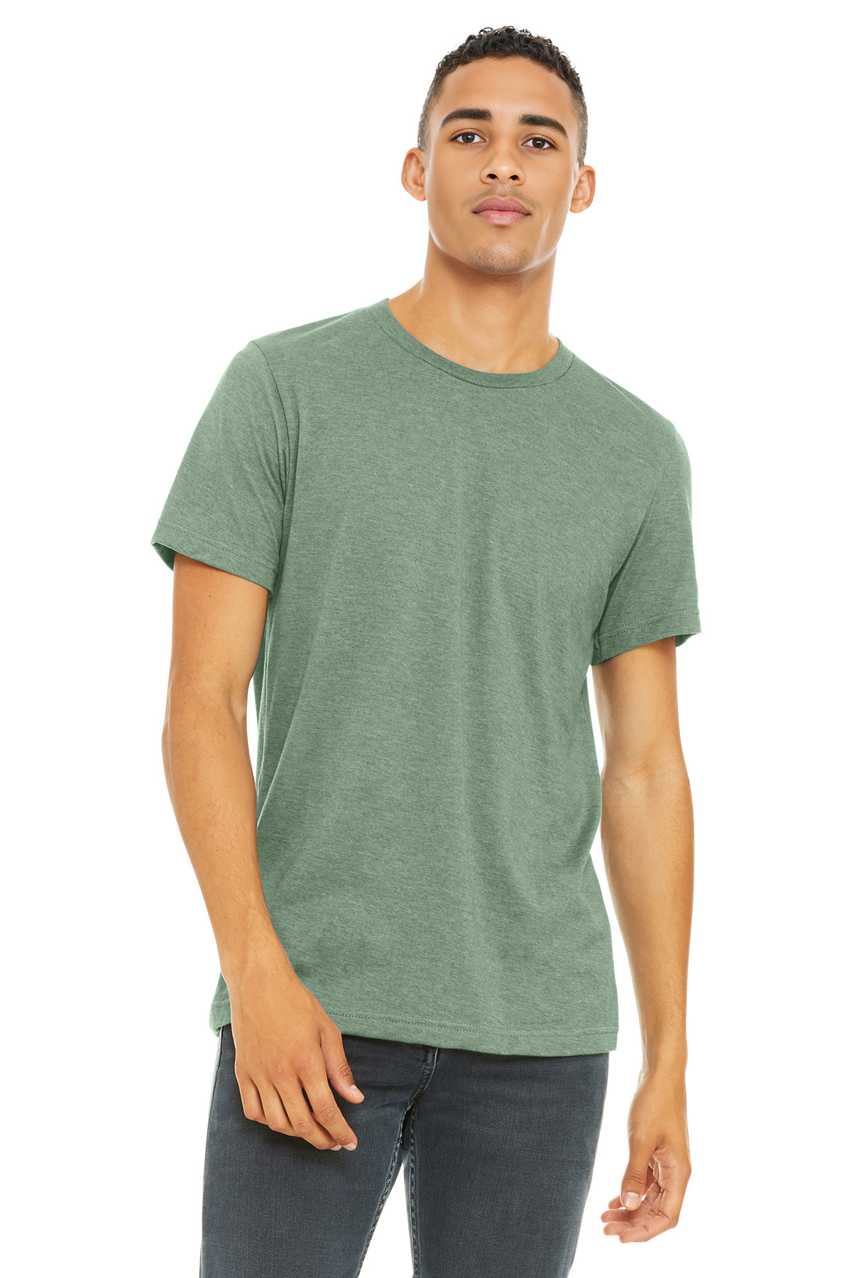 BELLA+CANVAS Unisex Heather CVC Short Sleeve Tee. BC3001CVC 291