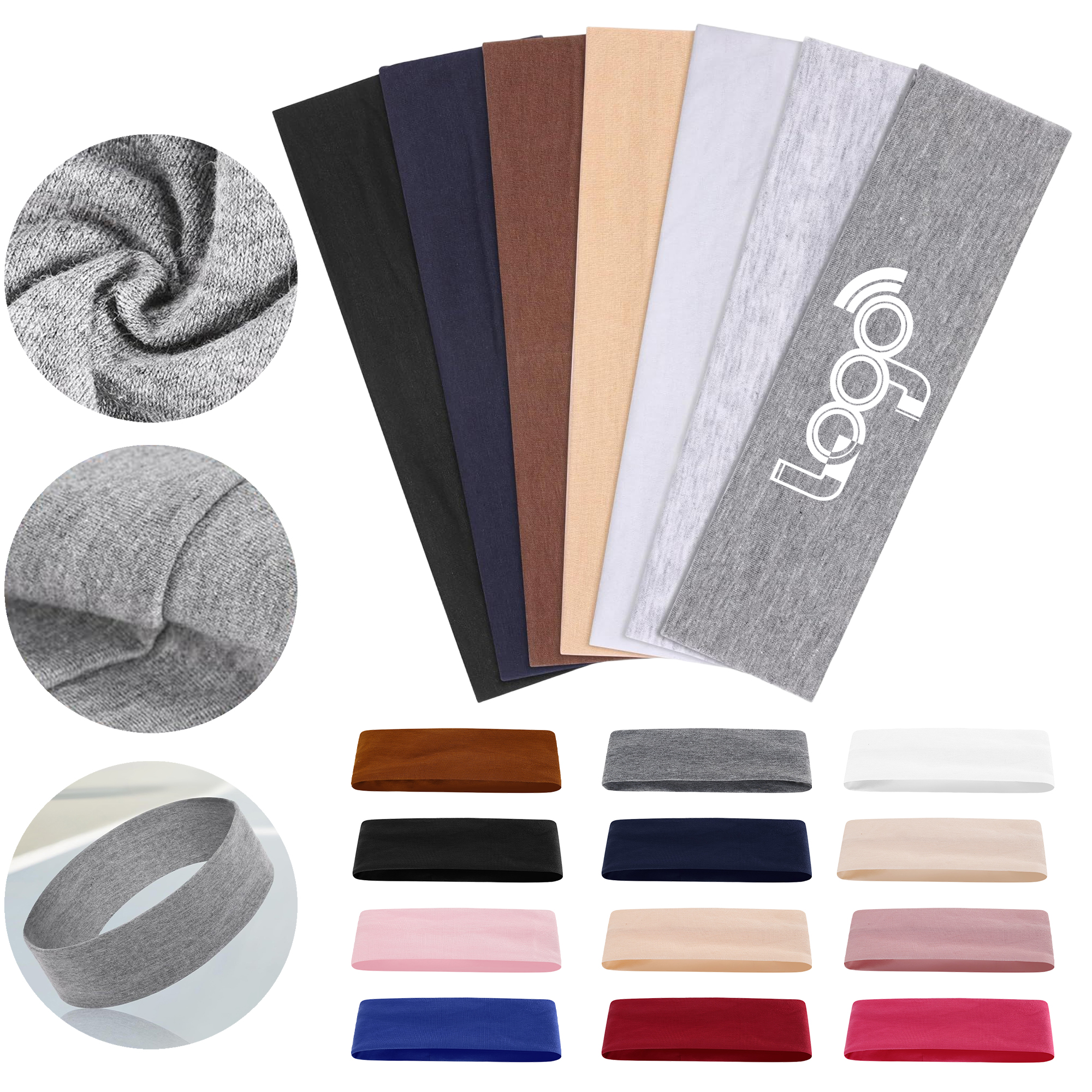 Stretchy Sweat-Wicking Headbands for Yoga 2