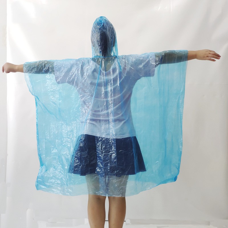 Portable Disposable Raincoat Ball with Keychain 4