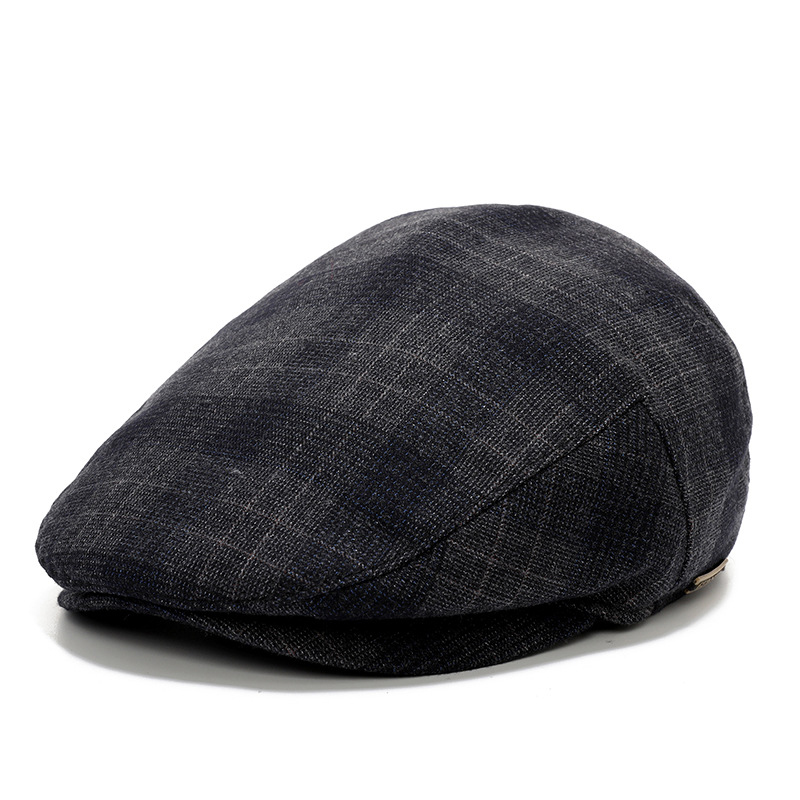 Men's Flat Caps Ivy Newsboy Hat Cabbie Hunting Cap w/Hidden Ear Flaps 10