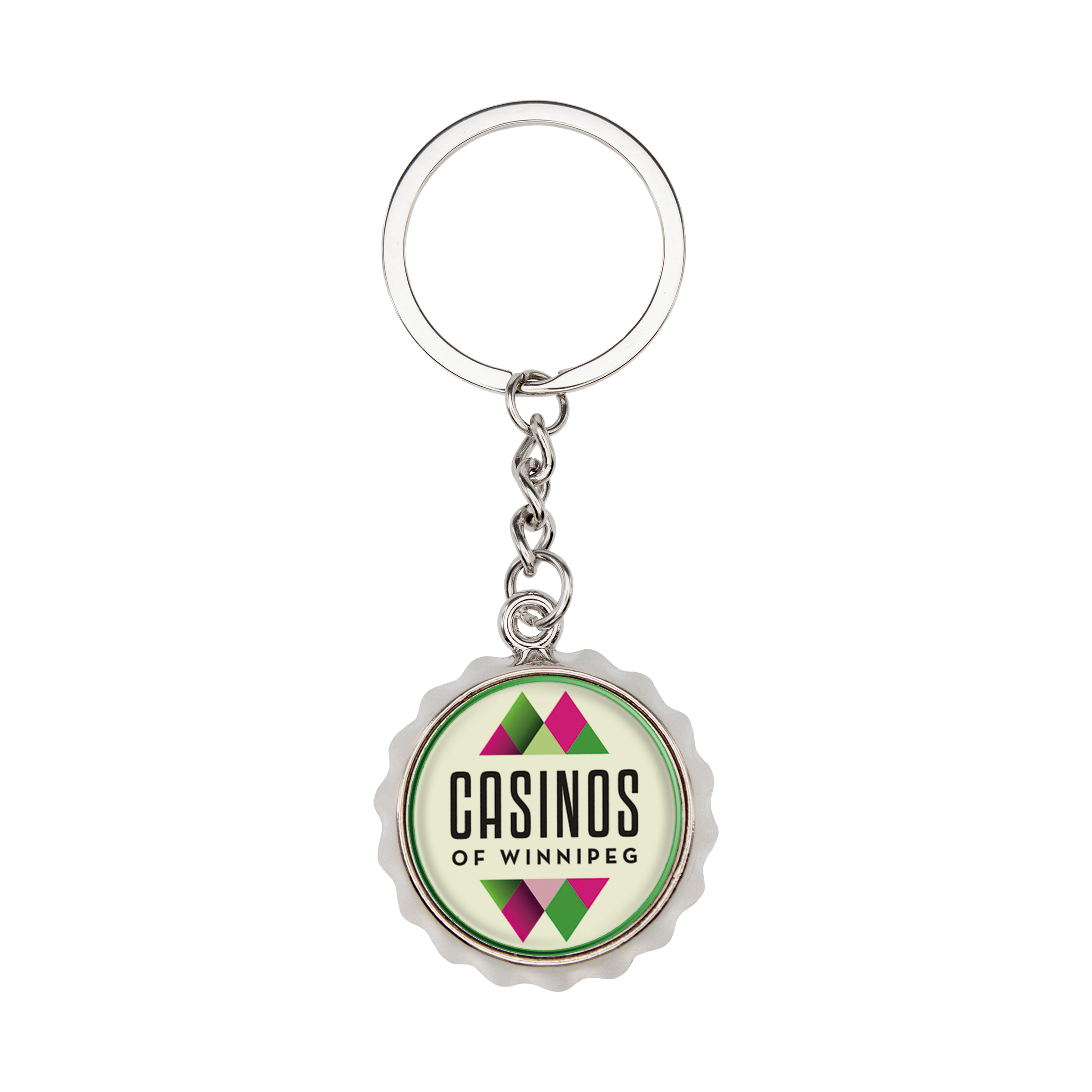 Bottle Cap Keychain - Full Color Dome 4