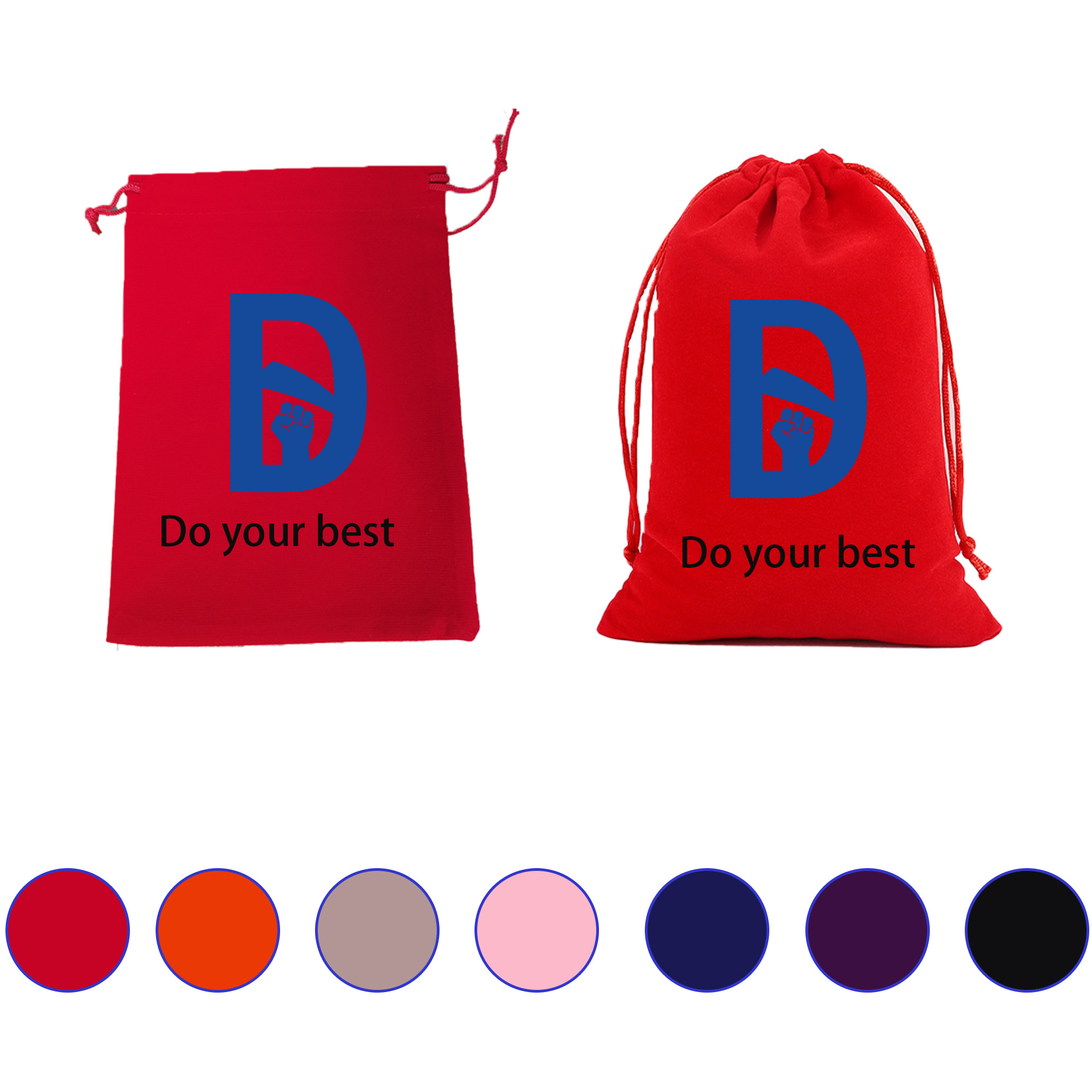 Drawstring Cloth Gift Jewelry Pouch MOQ 30 3