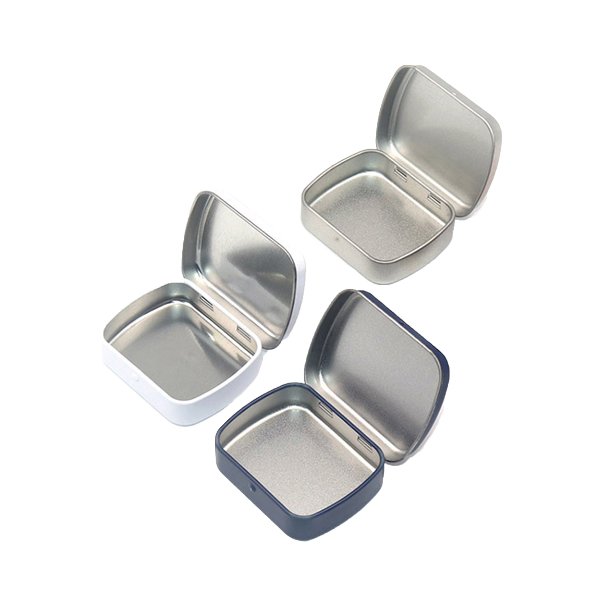 Slide Top Rectangular Metal Container 1