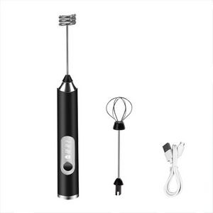 Dual Heads Rechargeable Coffee Mixer Egg Whisk 6