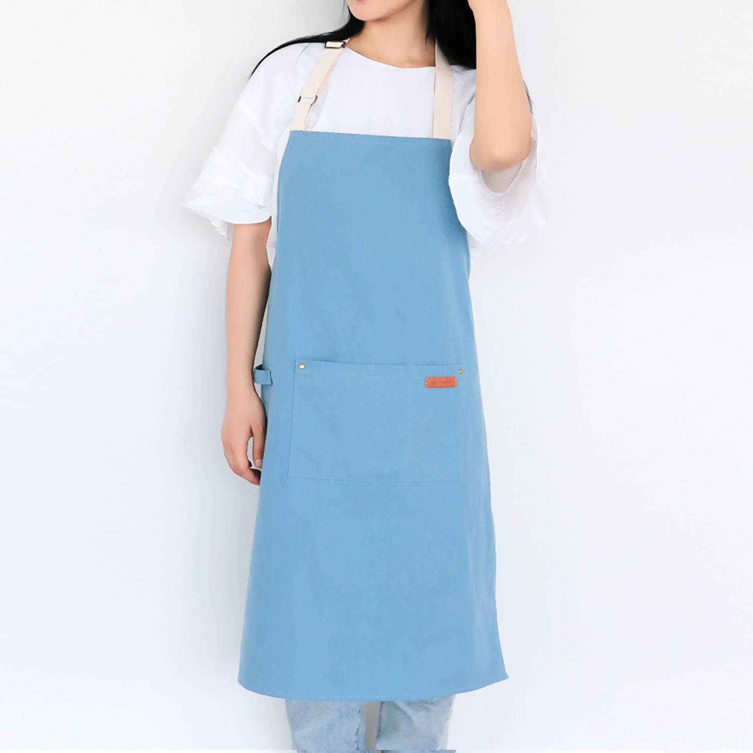 Canvas Apron with Front Pocket 2