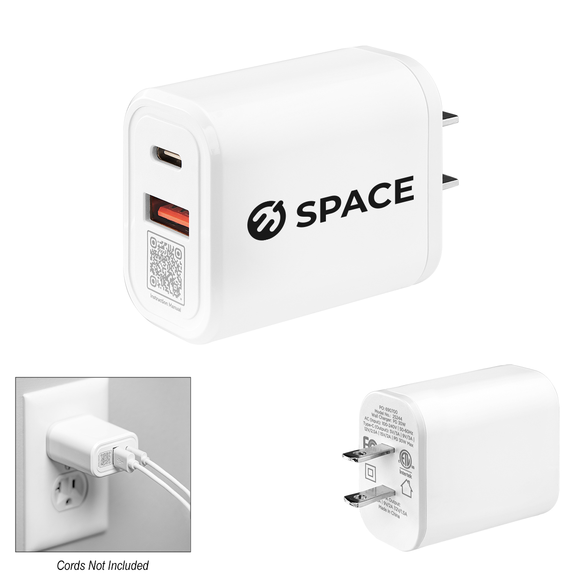 30W ETL Listed Wall Adapter 2
