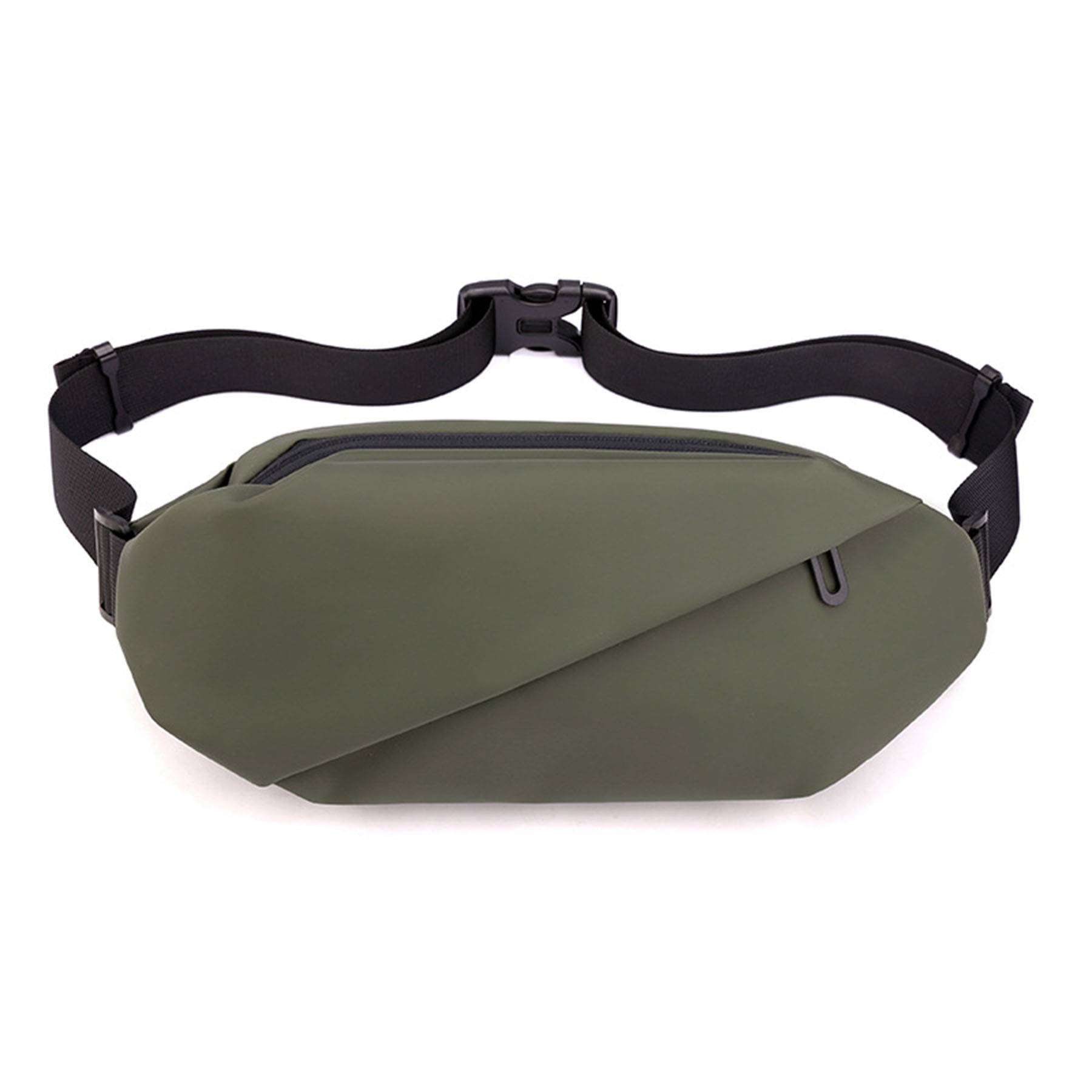 Men's nylon casual crossbody waist bag 11