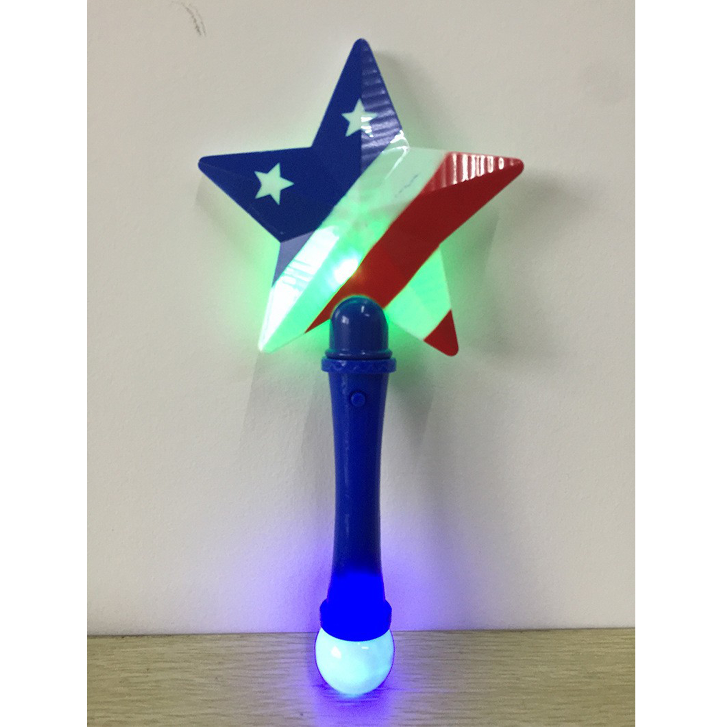 US Flag Star Light Up Wand 5