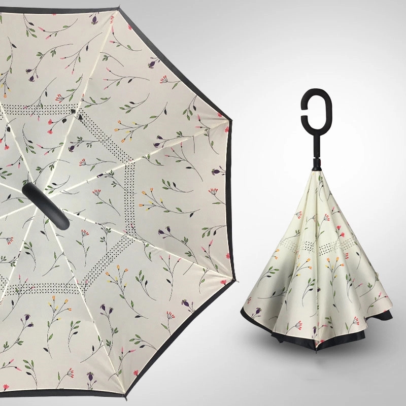 Custom Inverted Windproof Reverse Umbrella 5