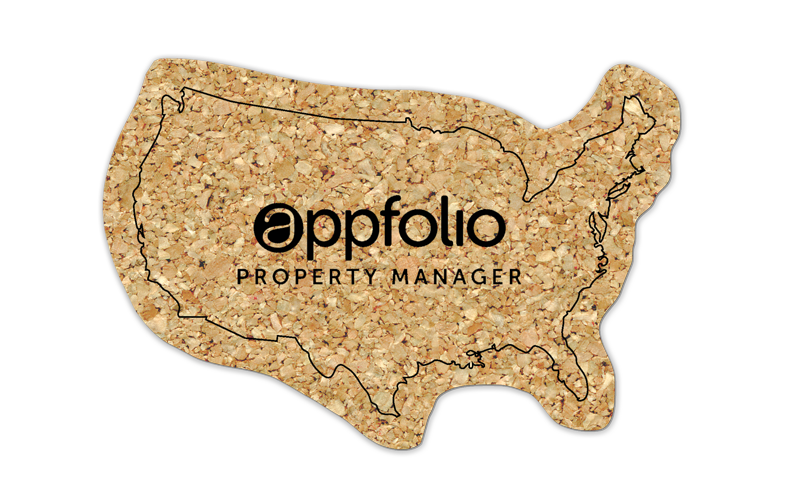United States Cork Coaster