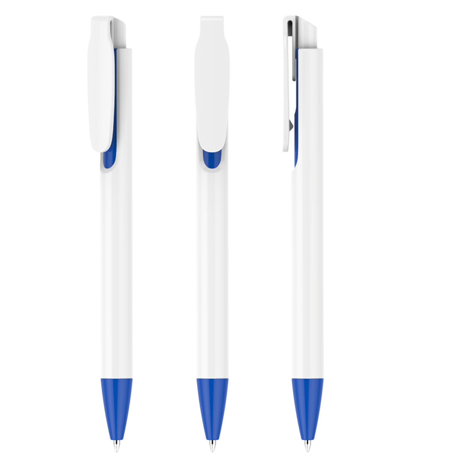 White Retractable Pen 6
