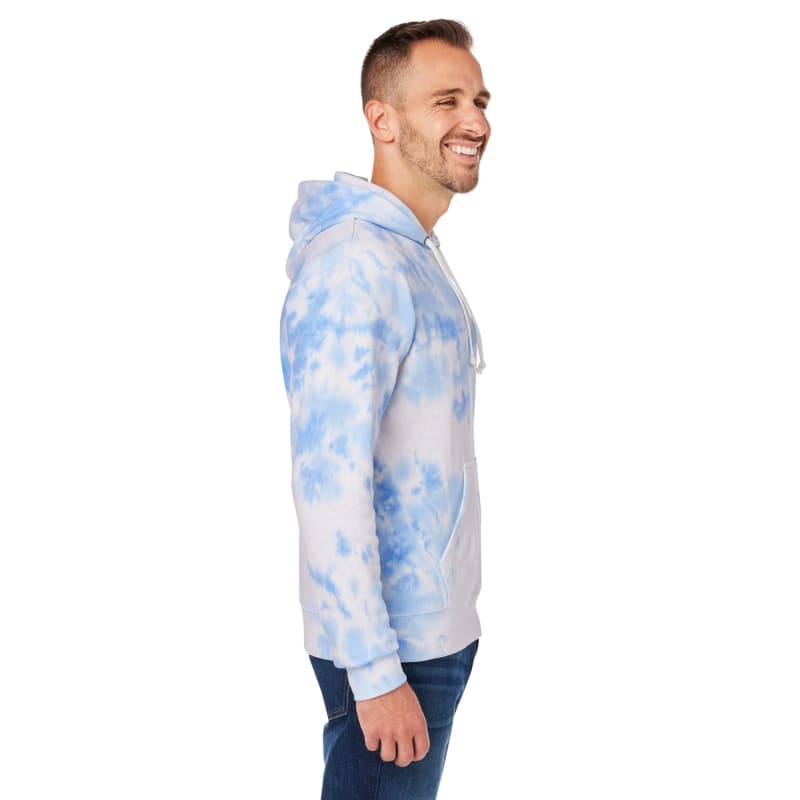 J America Adult Tie-Dye Pullover Hooded Sweatshirt 2