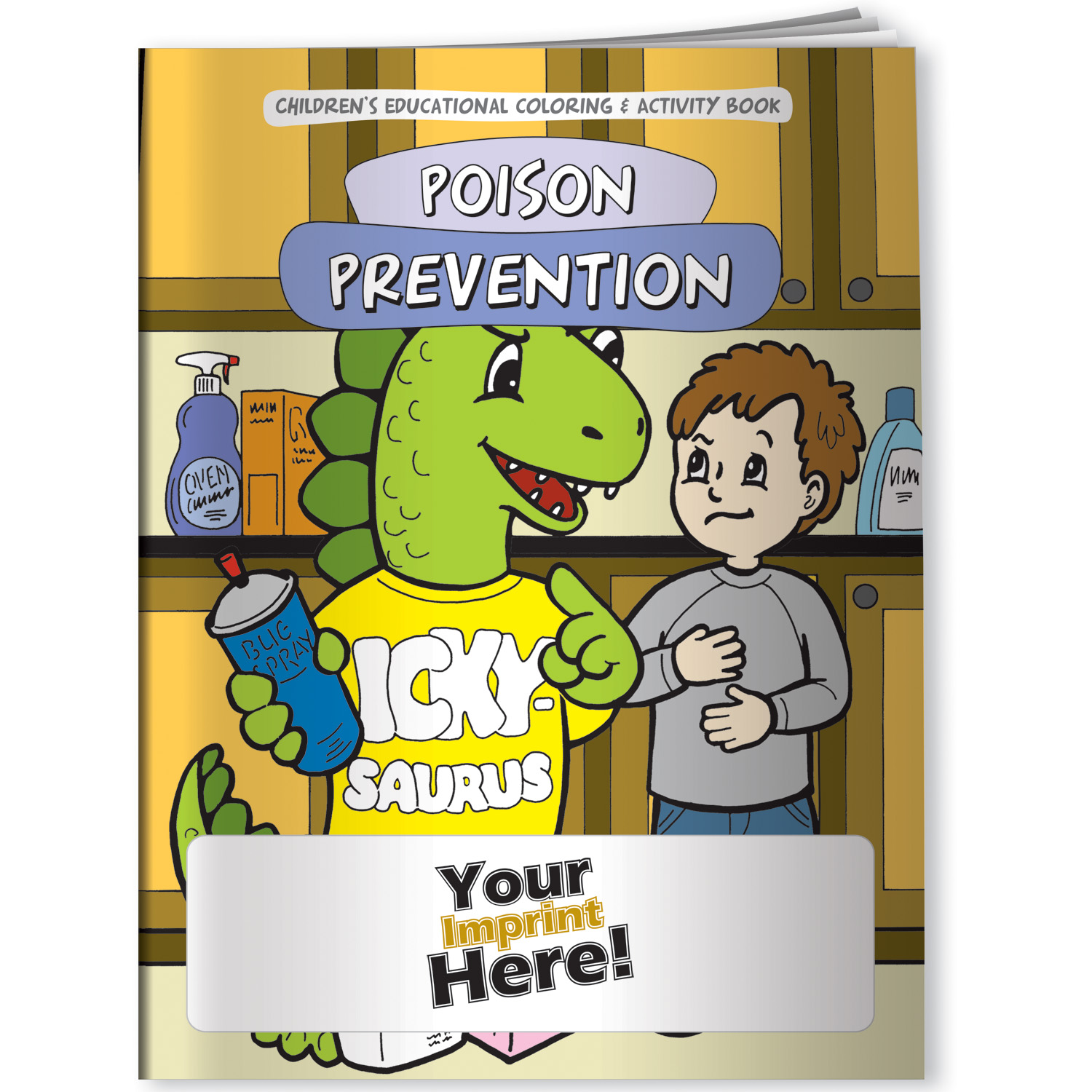 Coloring Book - Poison Prevention Dinosaur 3