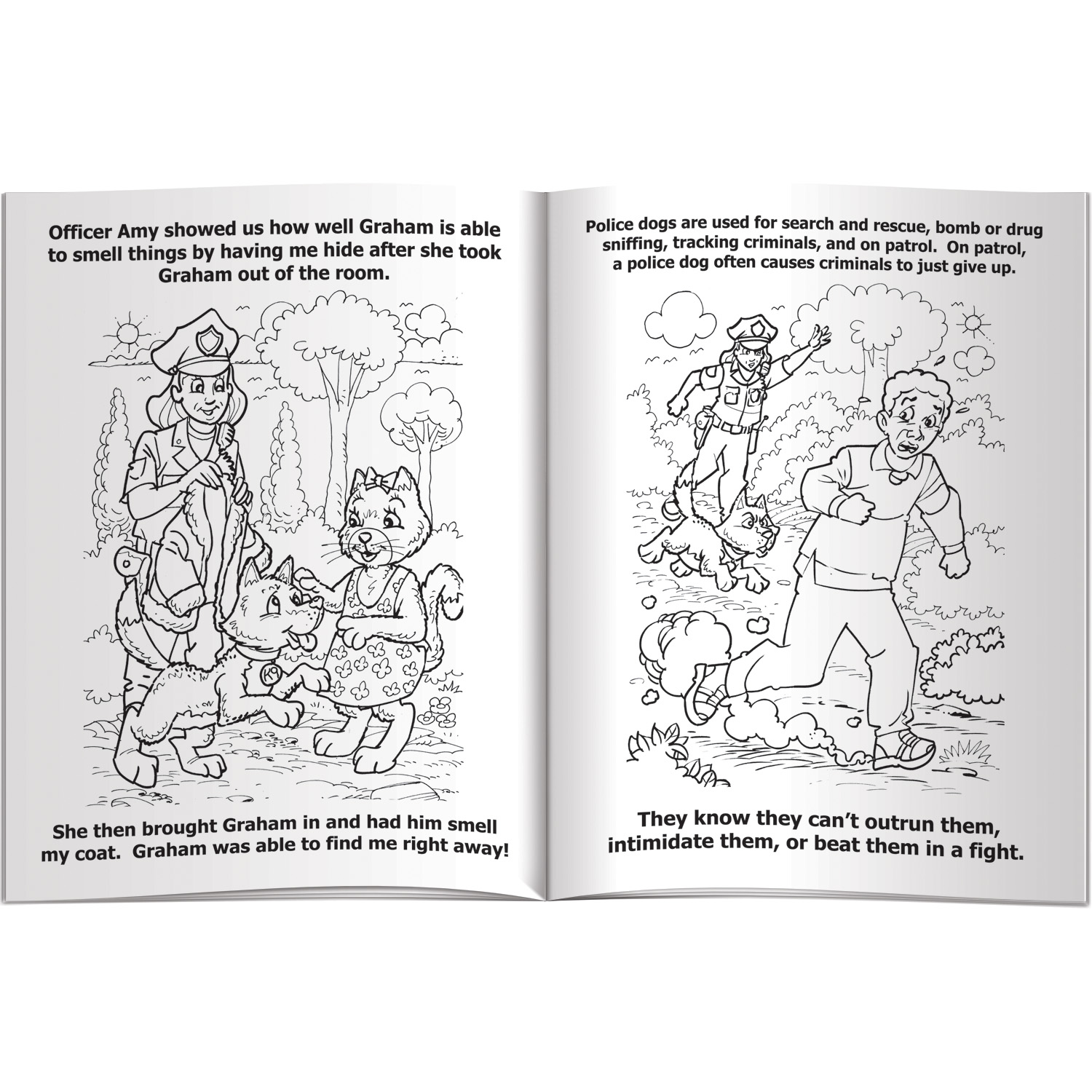 Coloring Book - Friendly Police Officers are My Heroes 2