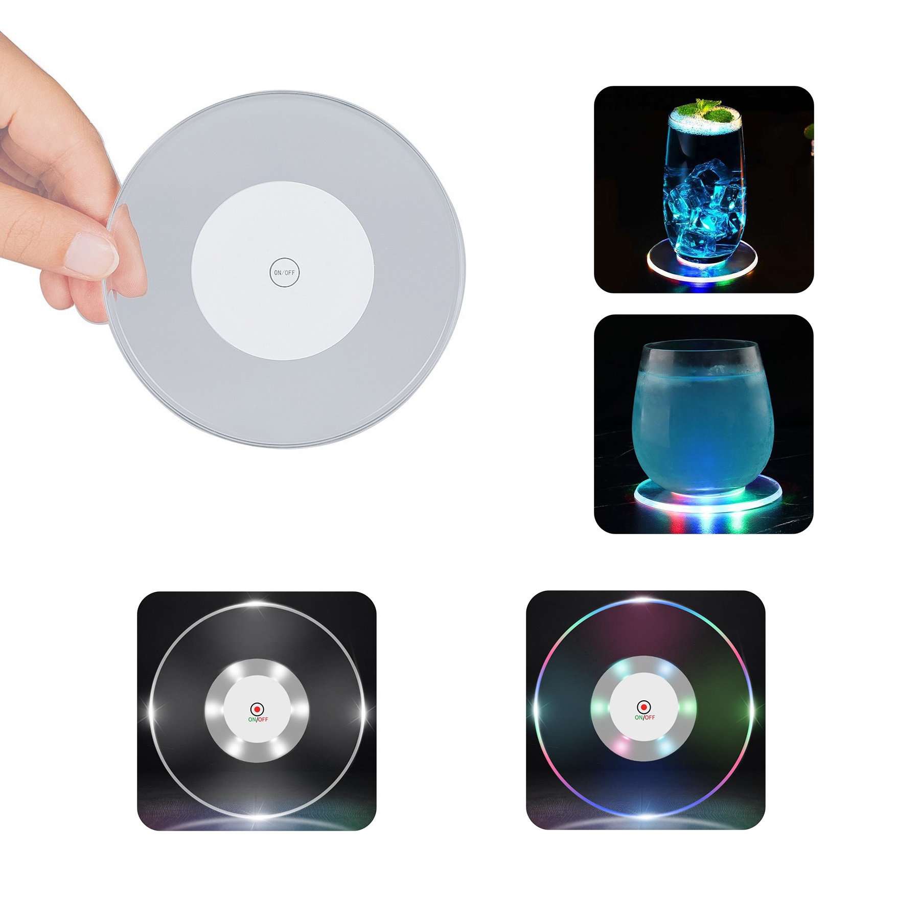 LED Cocktail Coaster 2