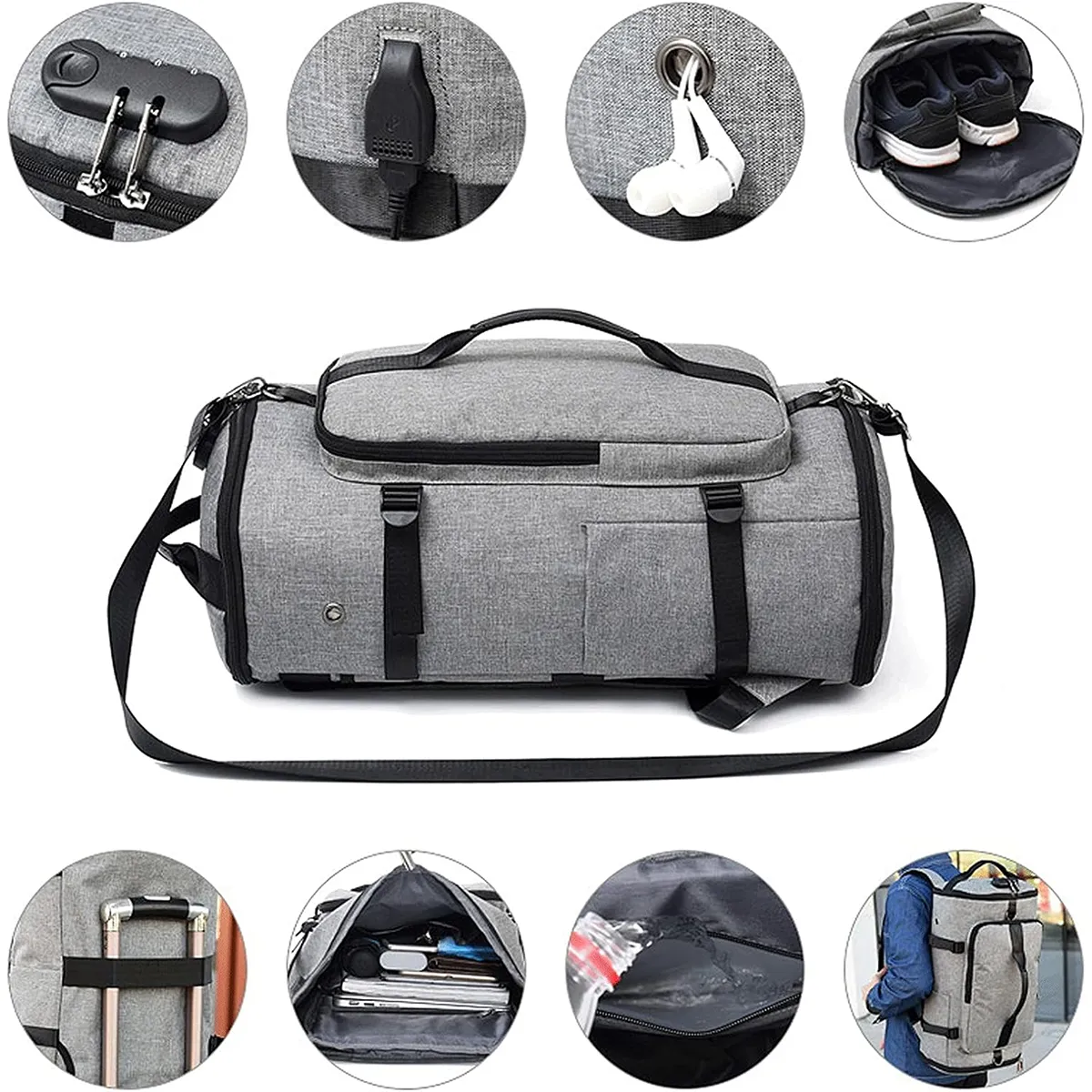 30 L Durable Large Outdoor CampingTravel Luggage Backpack 7