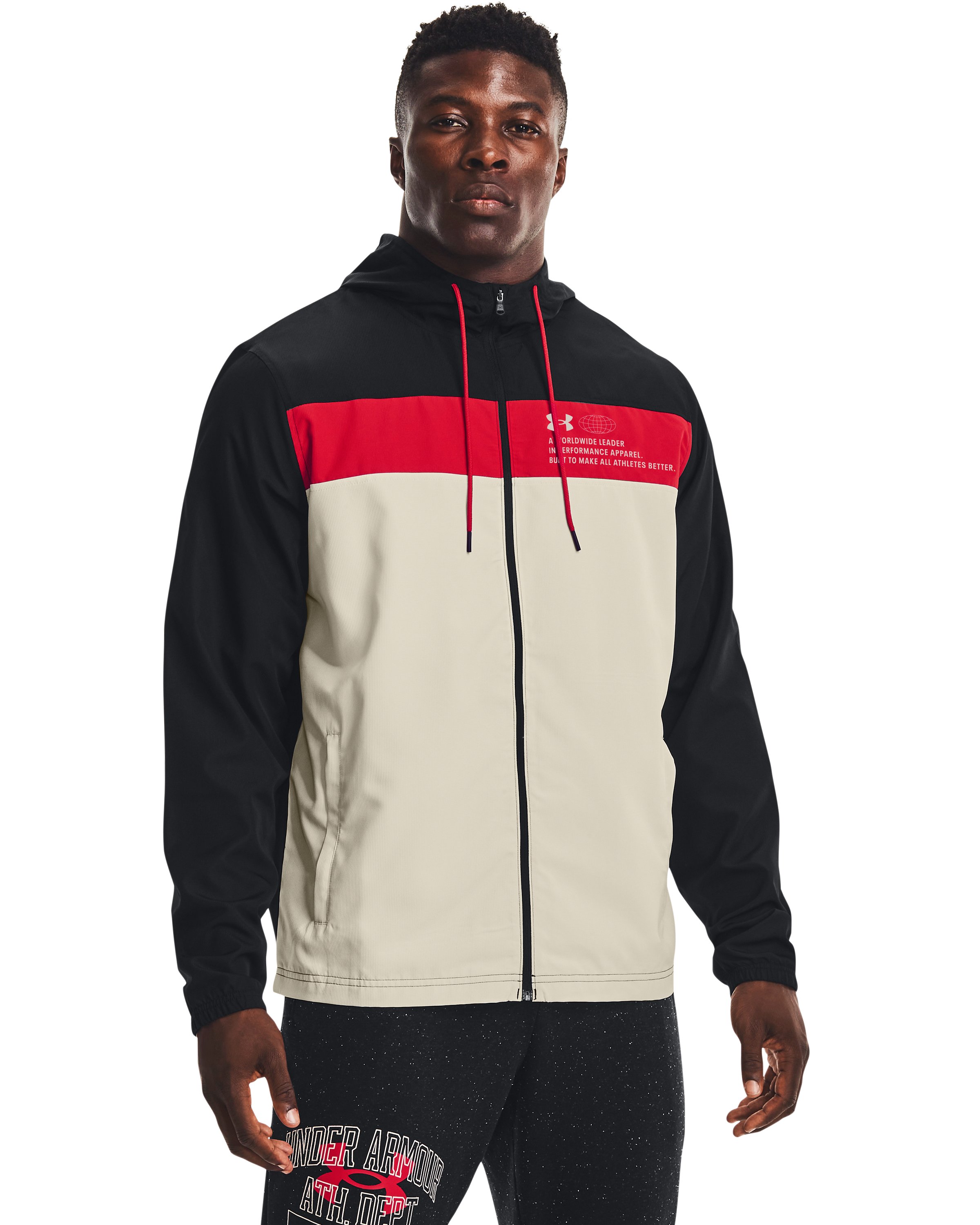 UA Sportstyle Athletic Department Men's Windbreaker Jacket 2