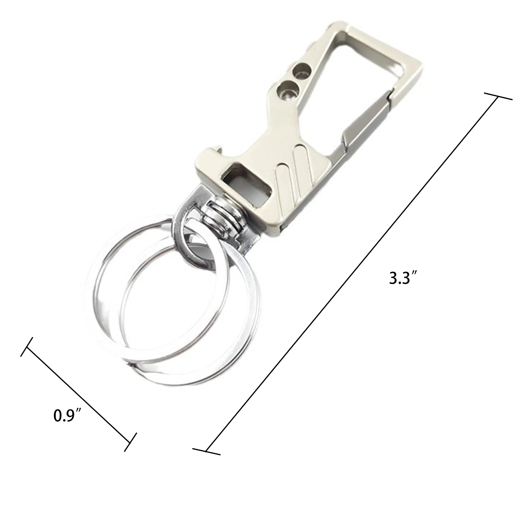 MOQ20 Zinc Alloy Car Keychain With Bottle Opener 2