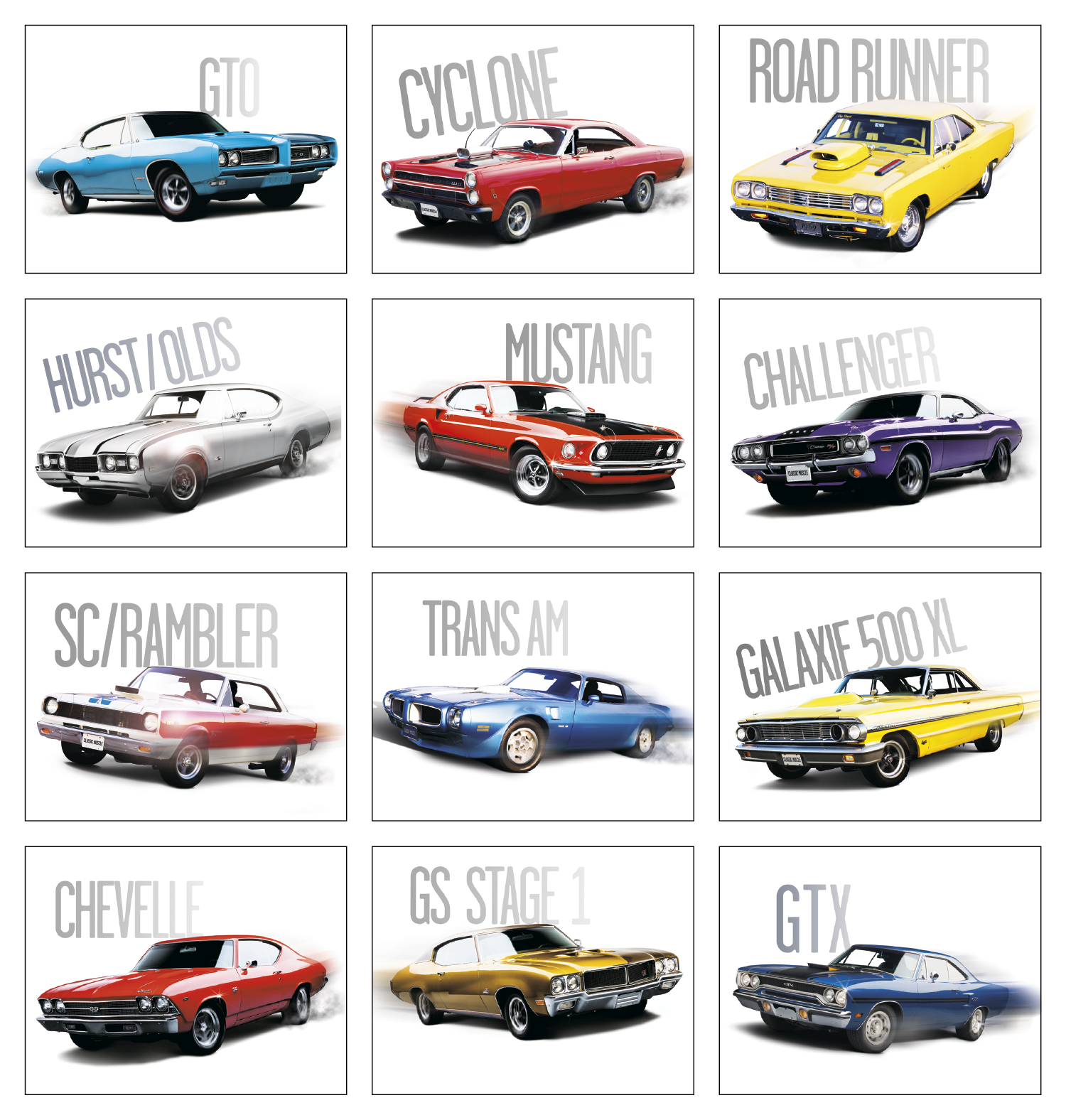 Triumph® Calendars Classic Muscle Cars Calendar 11