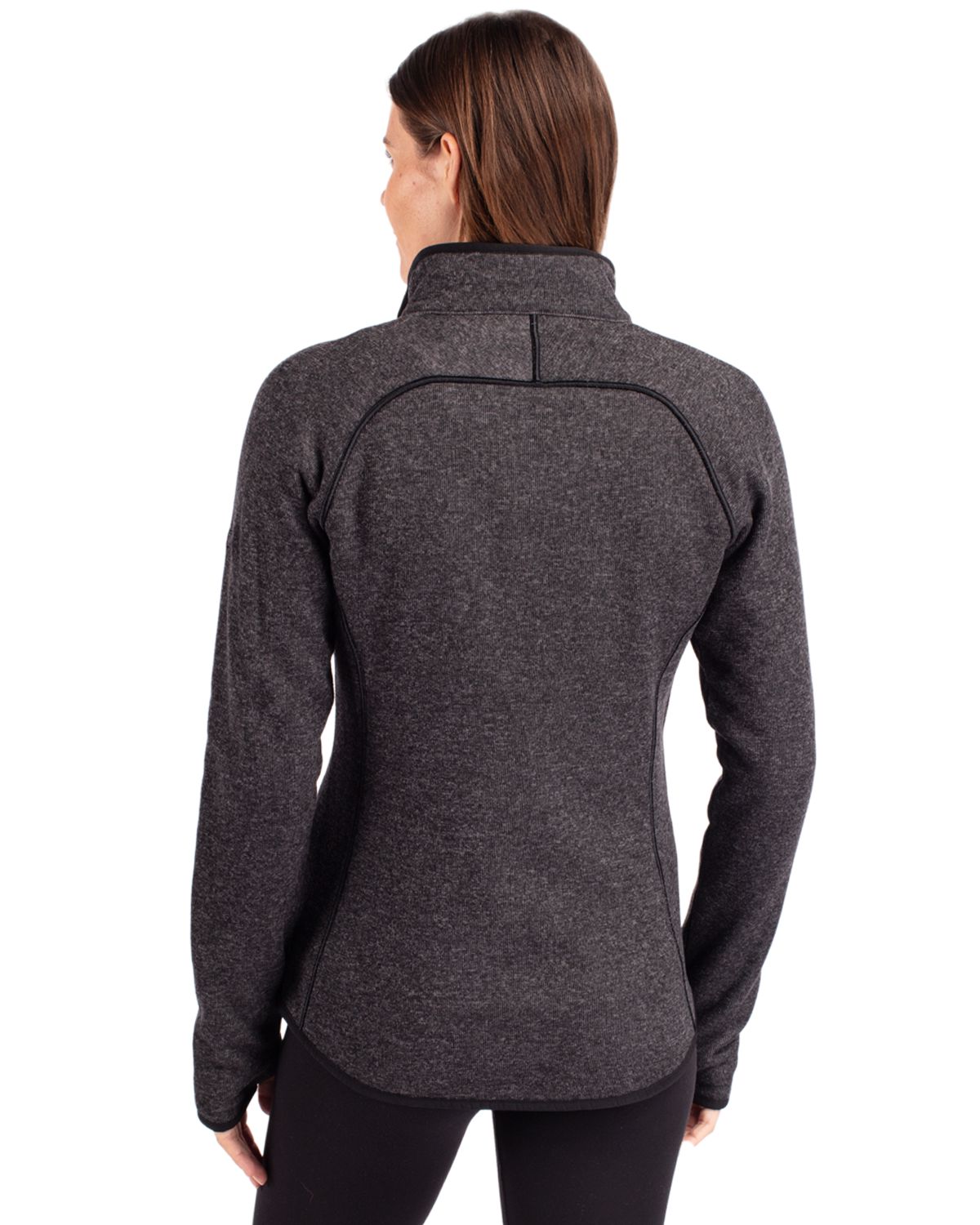 Cutter & Buck Mainsail Sweater-Knit Womens Full Zip Jacket 30