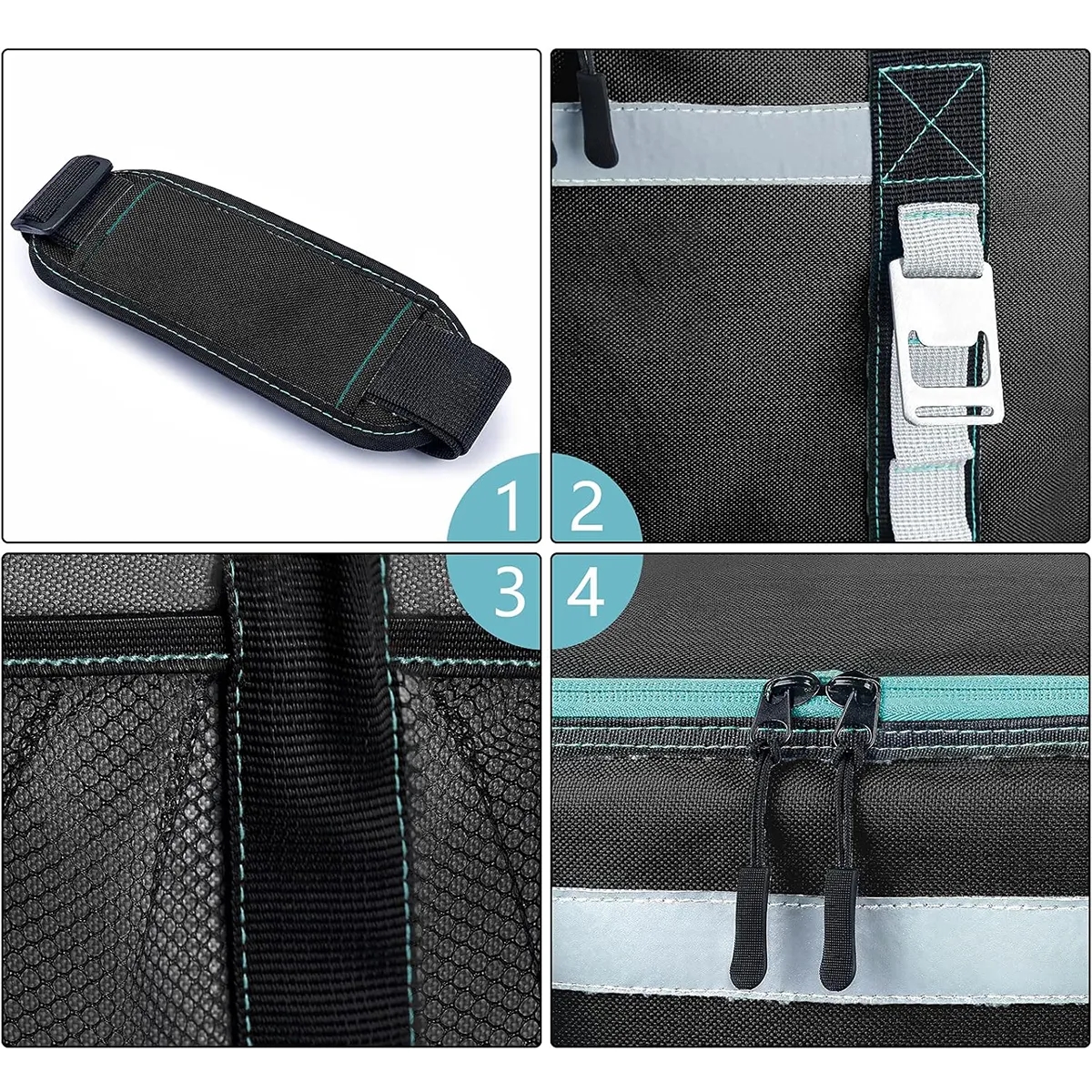 48L Large Soft Sided 65 Cooler Can Insulated Bag with Strap 7
