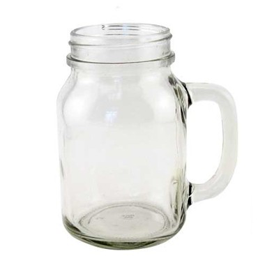 20oz Clear Glass Mason Jar (Without Lid) 2
