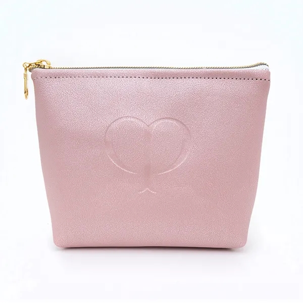 Vegan Leather Zippered Pouch 1