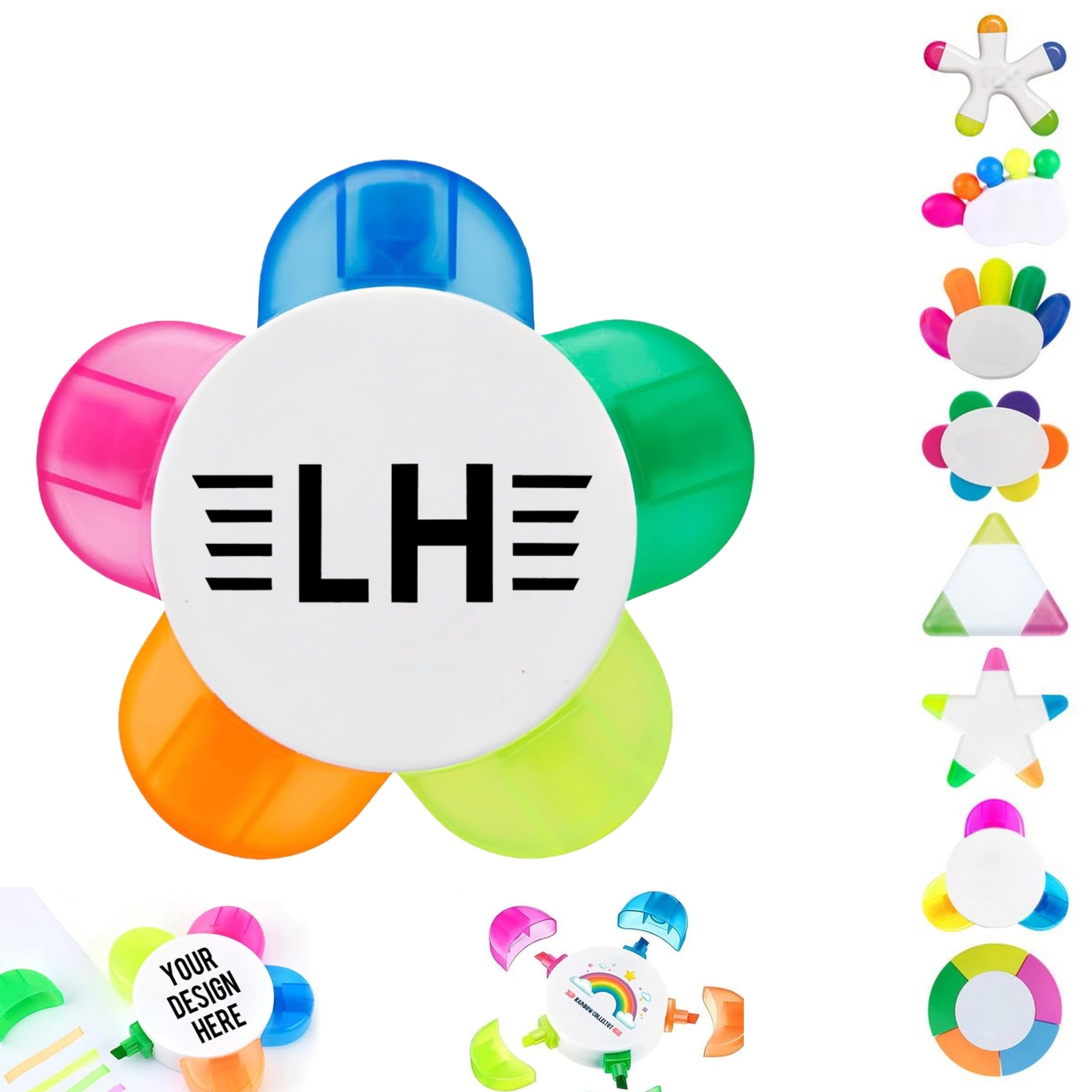 5-In-1 Flower Highlighters 5