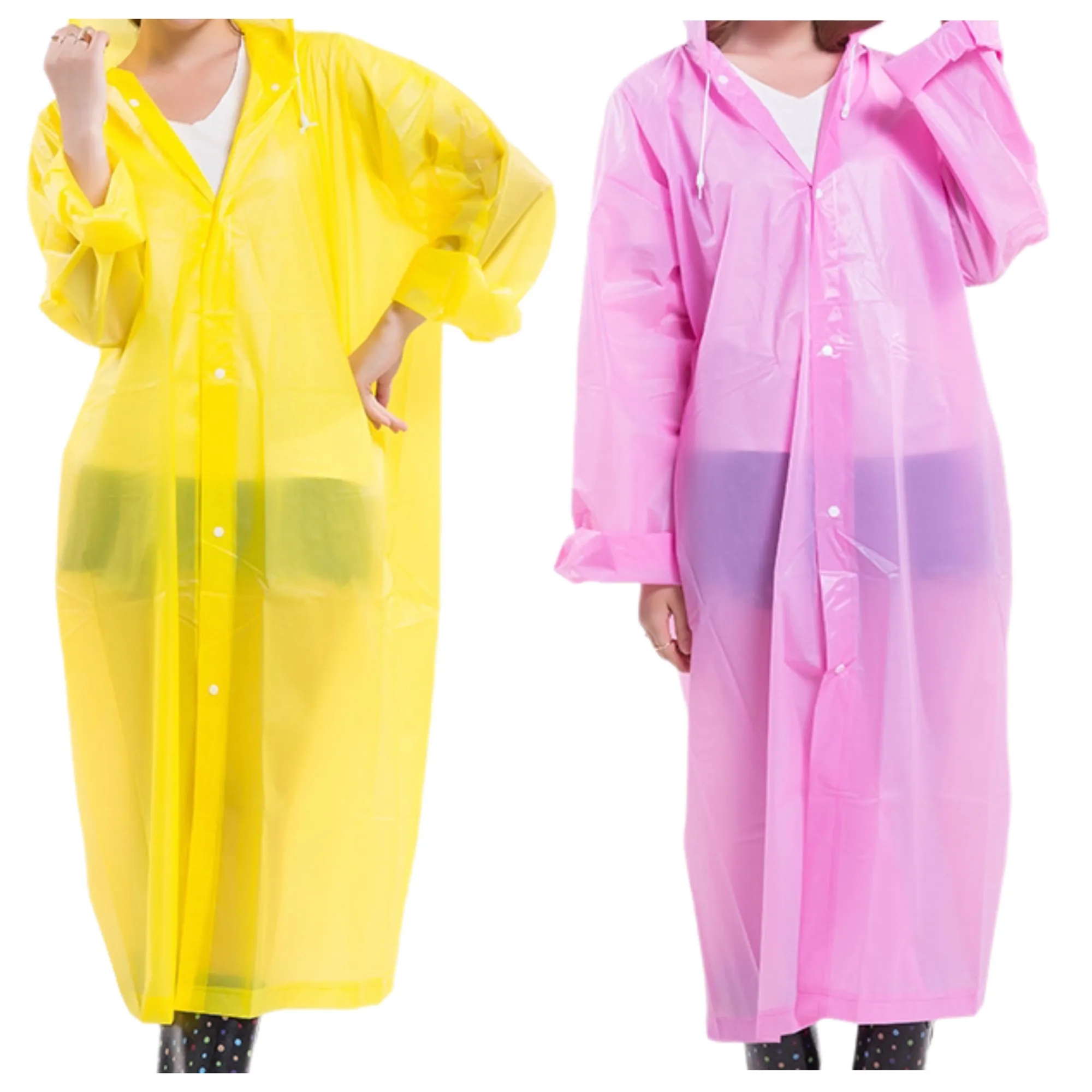 EVA Adult Inelastic Cuffs Raincoat 3