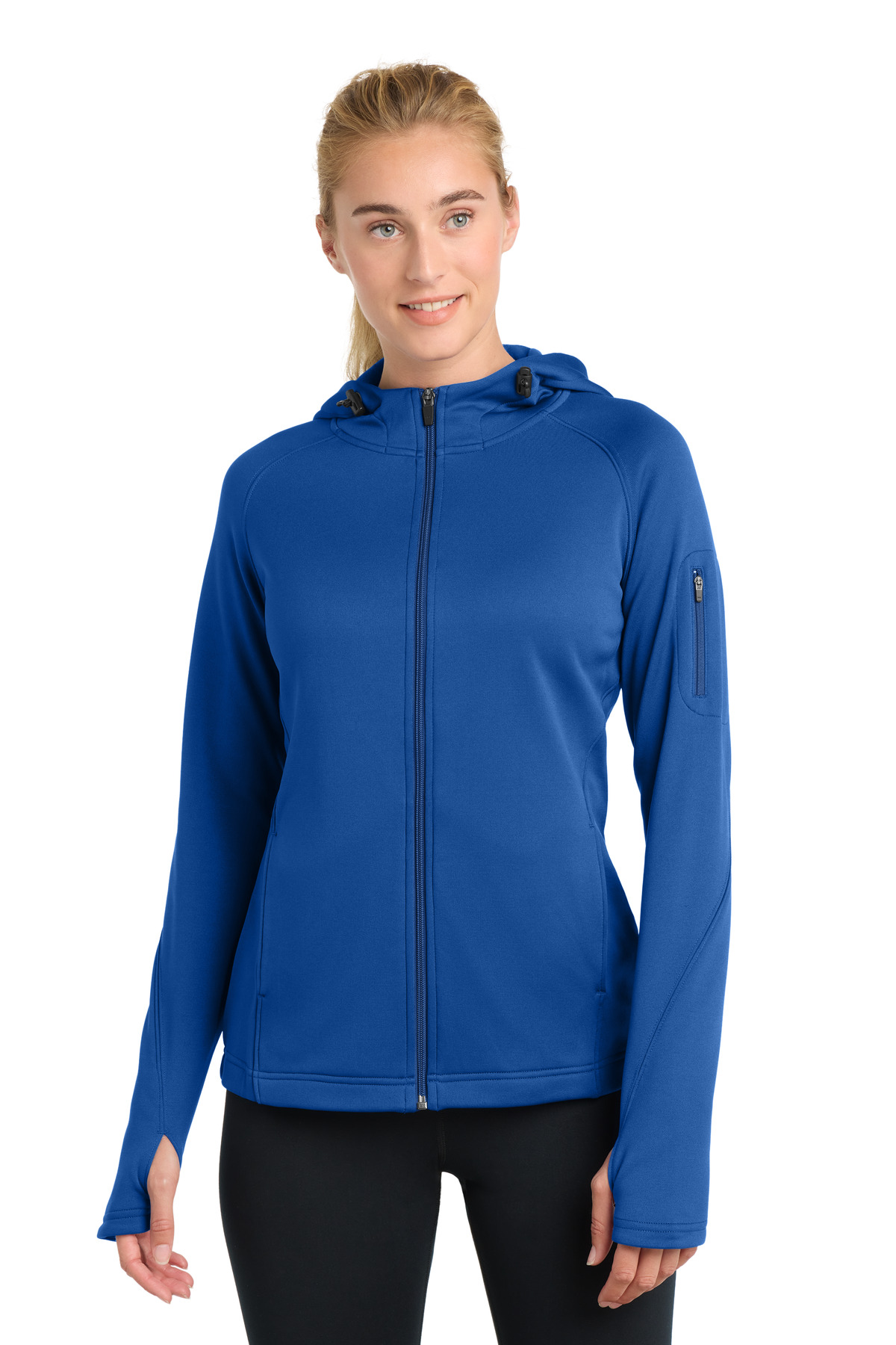 Sport-Tek Women's Tech Fleece Full-Zip Hooded Jacket. L248 38
