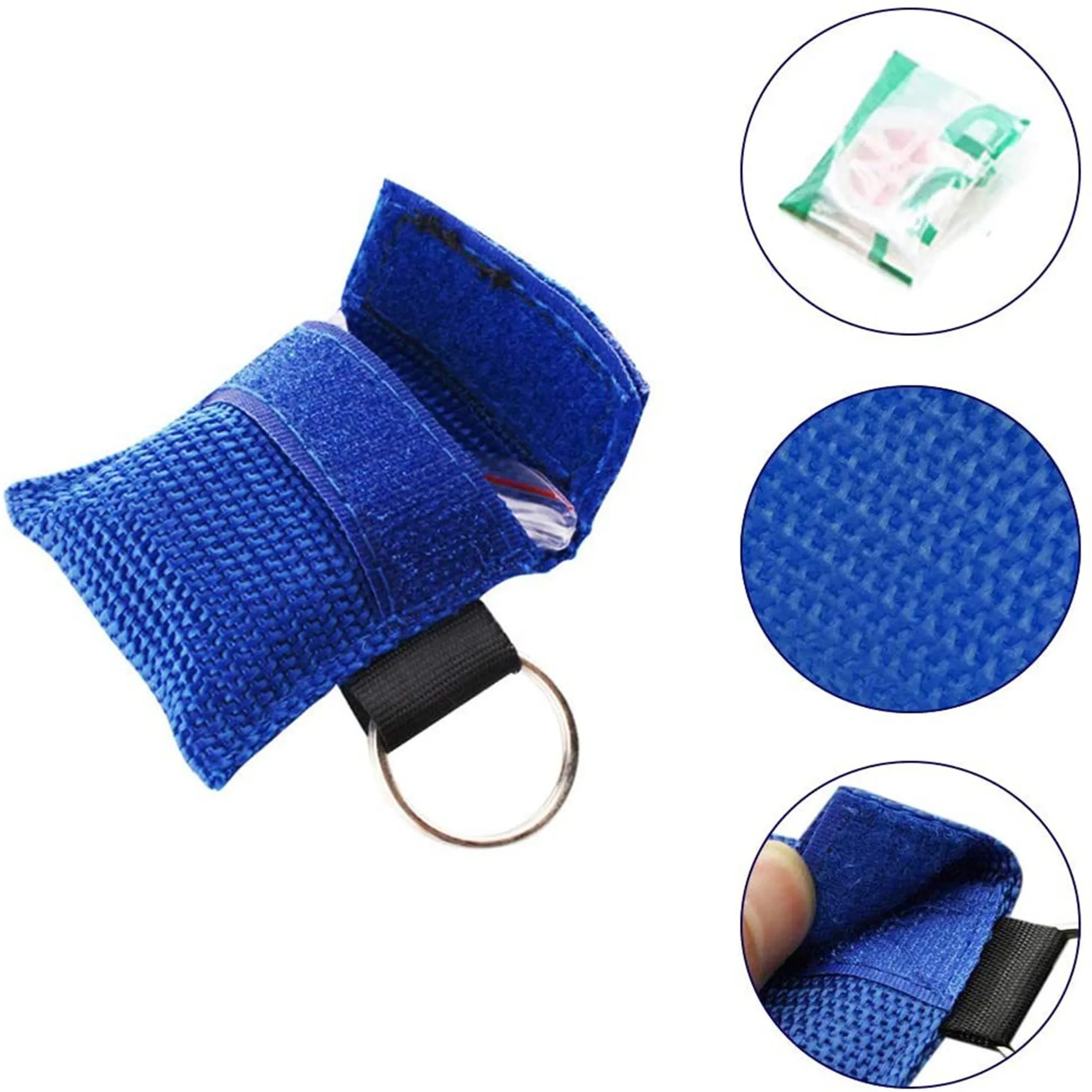 Cpr First Aid Face Mask Shield W/ Key Chain 4