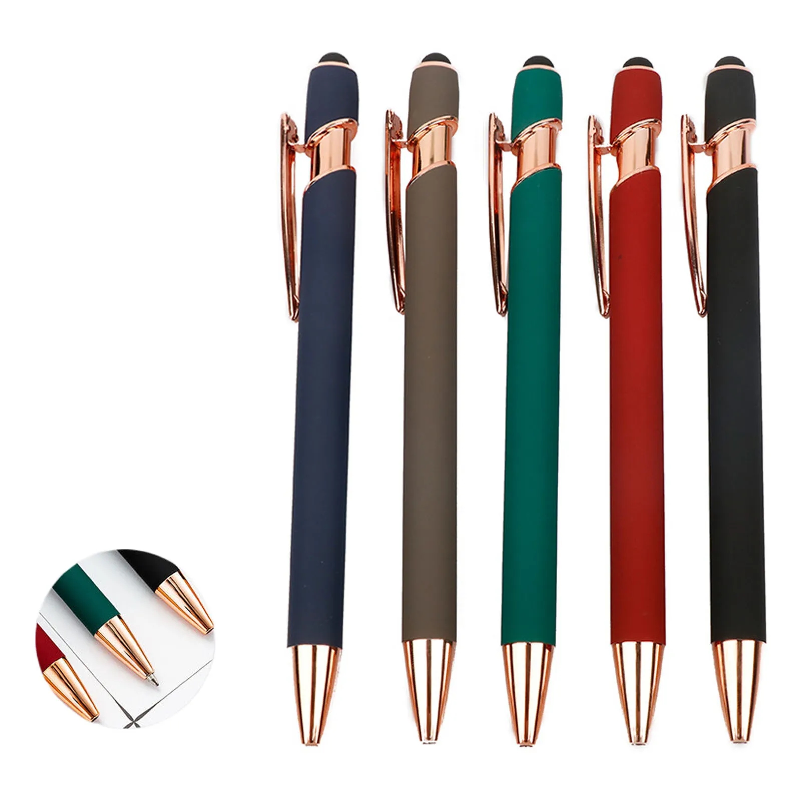 Laser Engraved Ballpoint Pen With Stylus 1