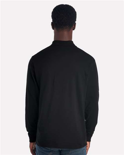 Dri-Power Long Sleeve Polo