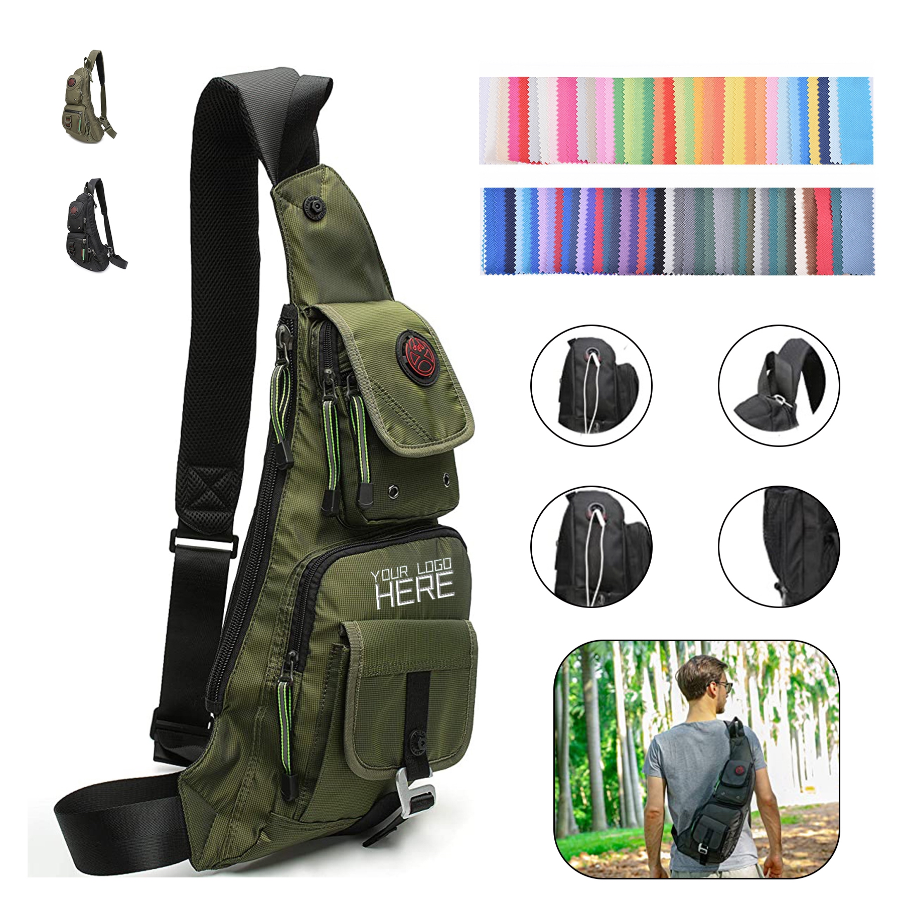Chest Shoulder Backpack 2