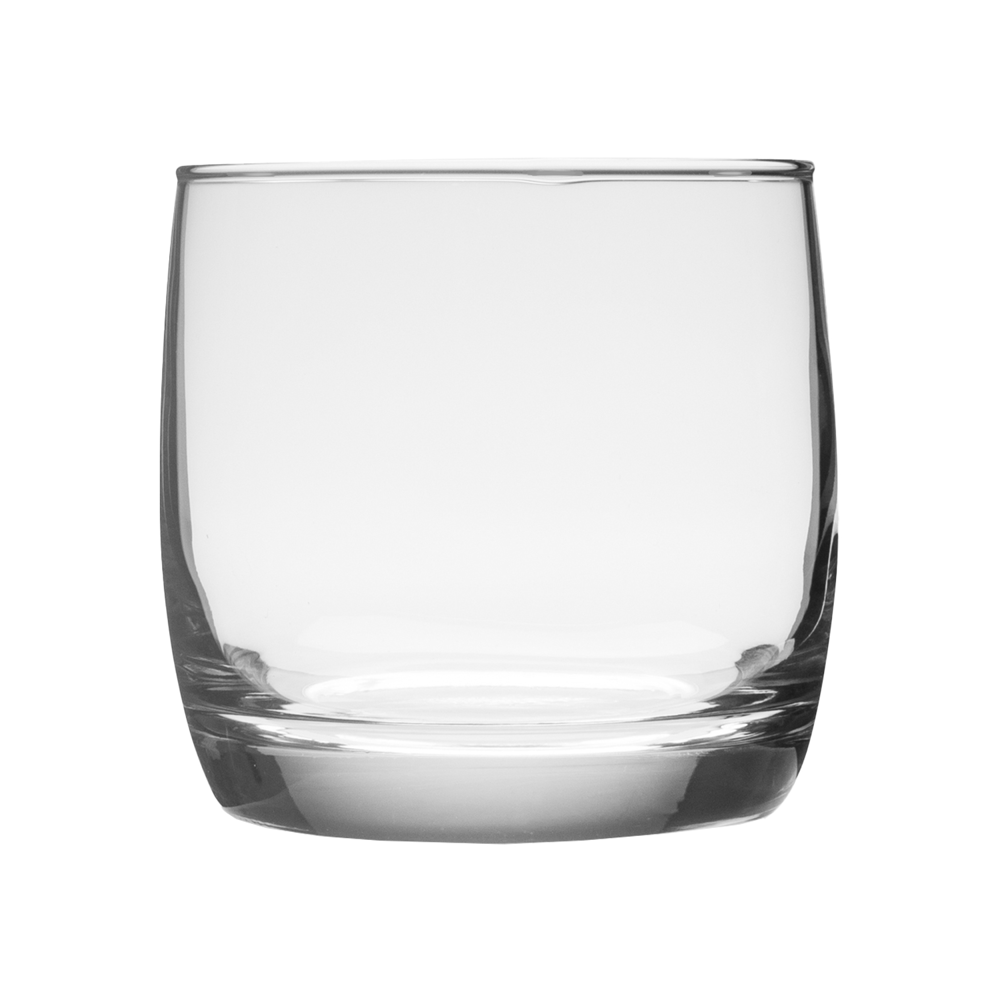 10 oz. USA made Cylindrical Glass with Thick Base