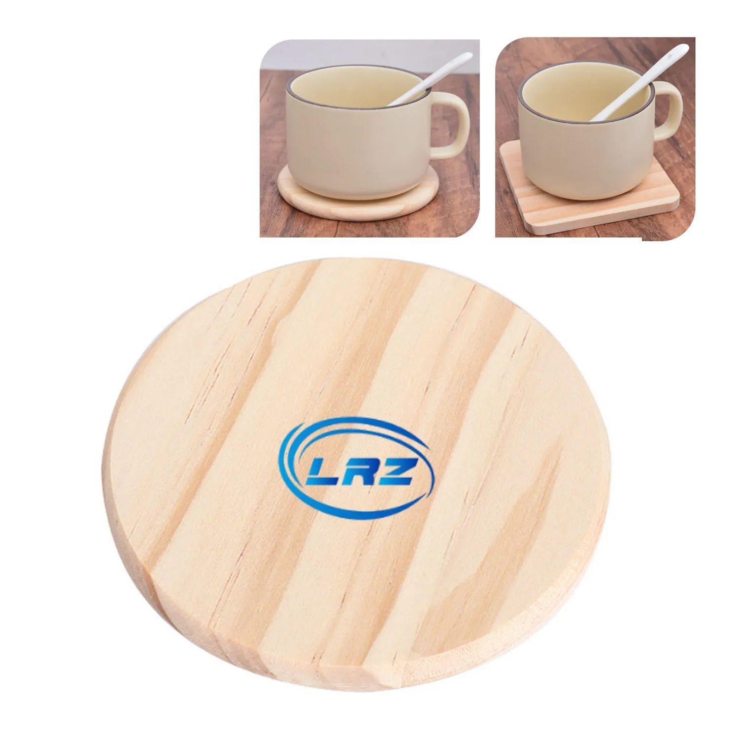 Creative Solid Wood Coaster 1