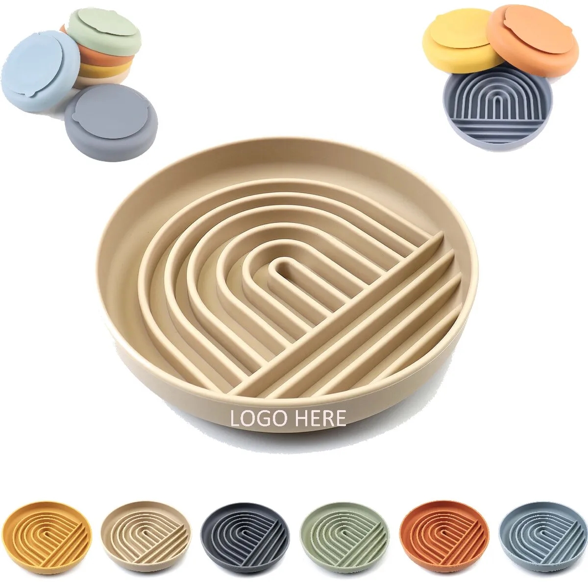 Silicone Puzzle Slow Feeder Bowl for Dogs 7